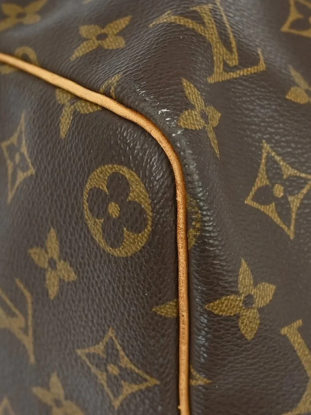 Best02 LOUIS VUITTON KEEPALL 45 DUFFLE HANDBAG MONOGRAM